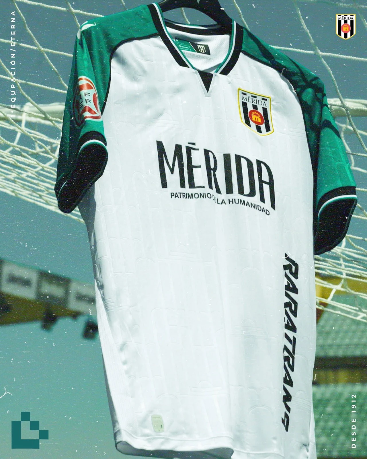 Mérida AD 2026/27 Saison Heimtrikot, 3D-Druckdesign, schnelltrocknendes, atmungsaktives T-Shirt, Herren- und Damen-Fußball-T-Shirt aus Mesh