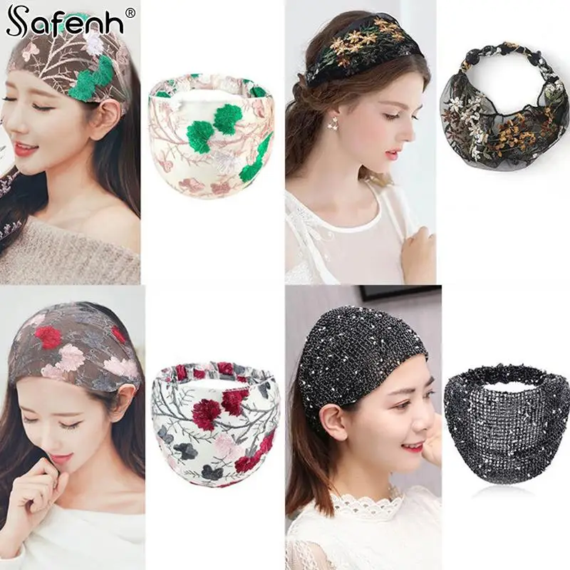 

Тканевая повязка для волос с жемчугом в Корейском стиле, Обложка для волос, женский аксессуар, бандажная повязка для волос, тюрбан, головной убор для стирки