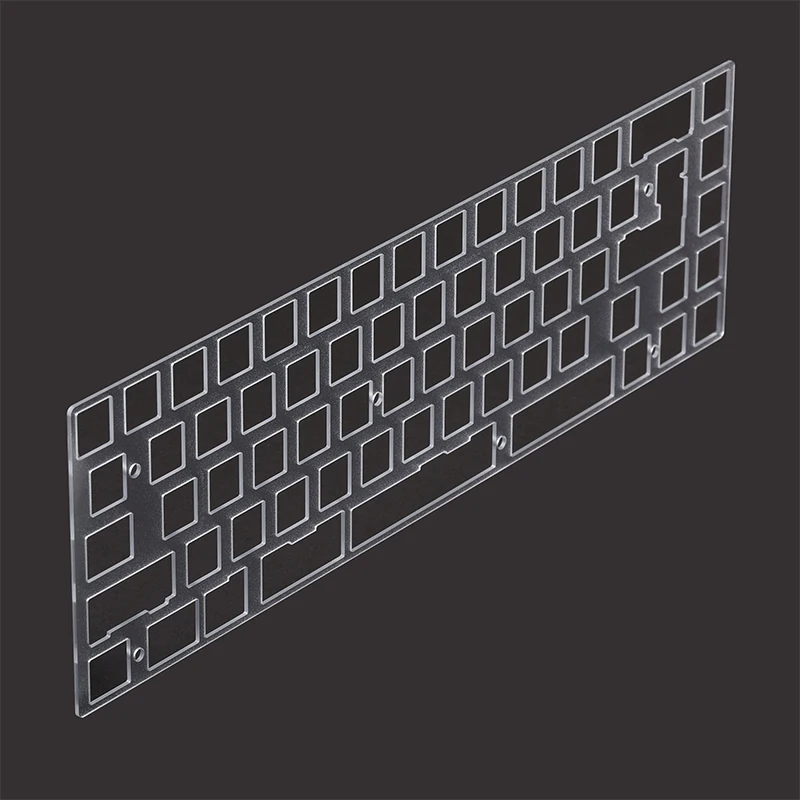 Placa de Posicionamento de Policarbonato de Alumínio para Teclado Mecânico 68 Layout Compatível com Tada68 Kbd65 Pcb Kbd 67 68 Key - Imagem 5