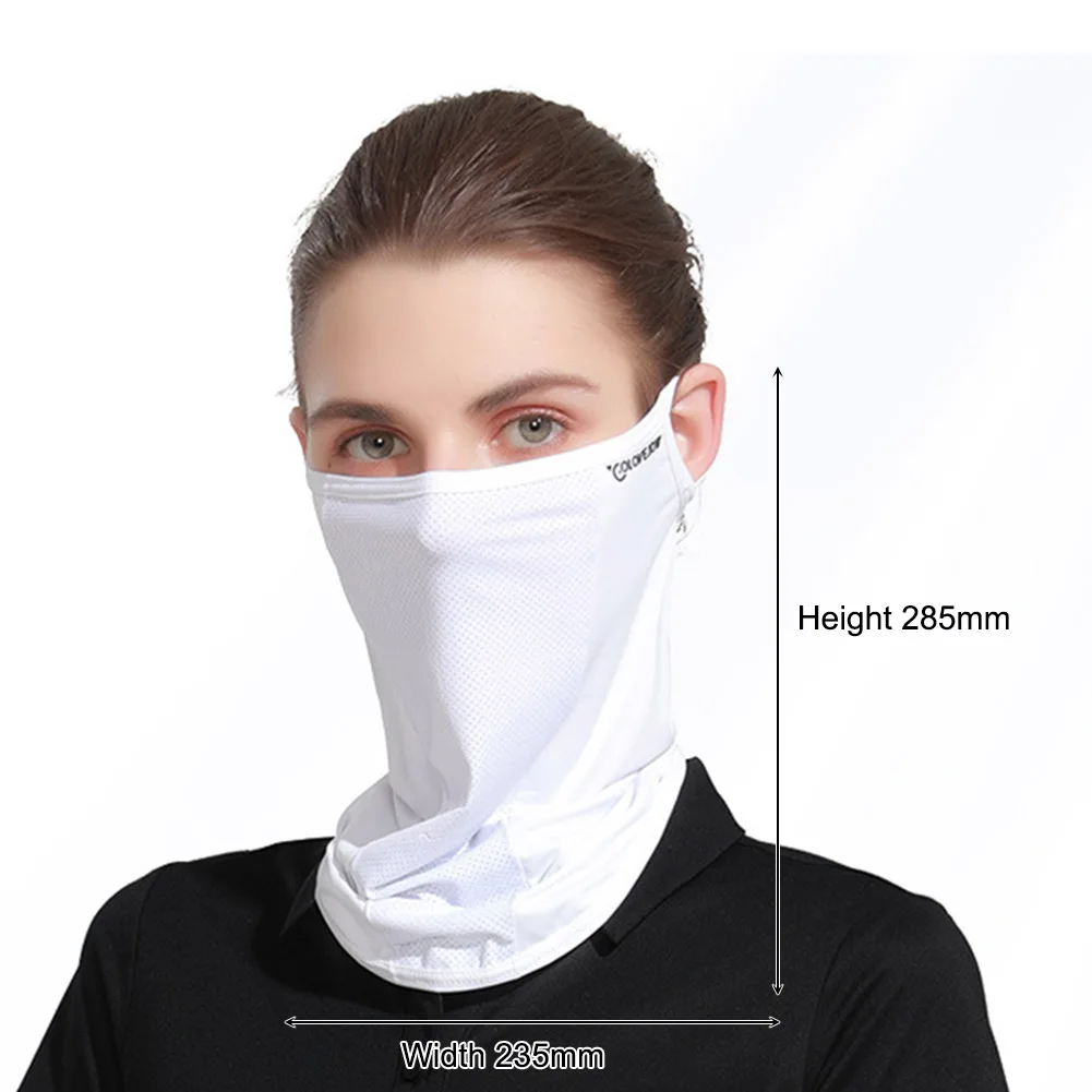 Unisex Ice Silk UV Protection Face Scarf