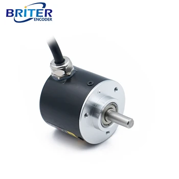 Rotary Absolute Shaft Encoder Magnetic Single-turn Multiturn เซ็นเซอร์วัดมุมสามารถ RS485 Power-off Memory 1