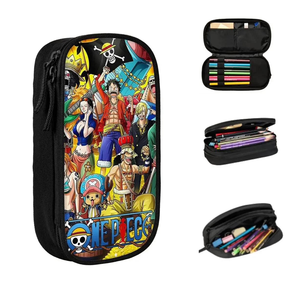 One Piece Pencil Cases Big Capacity Pen Bags Pen Box Pencil Pouch For Boys Girls Students Stationery School Office