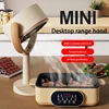 Xiaomi Small Range Hood Extractor Portable USB Charging Mini Range Hood Adjustable Angle for BBQ Hot Pot Kitchen Appliances 3