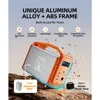 Portable Power Station, LiFePO4 Solar Generator, 2*600W (Peak 1200W) AC Power Sockets, 100W USB-C, 556Wh 5