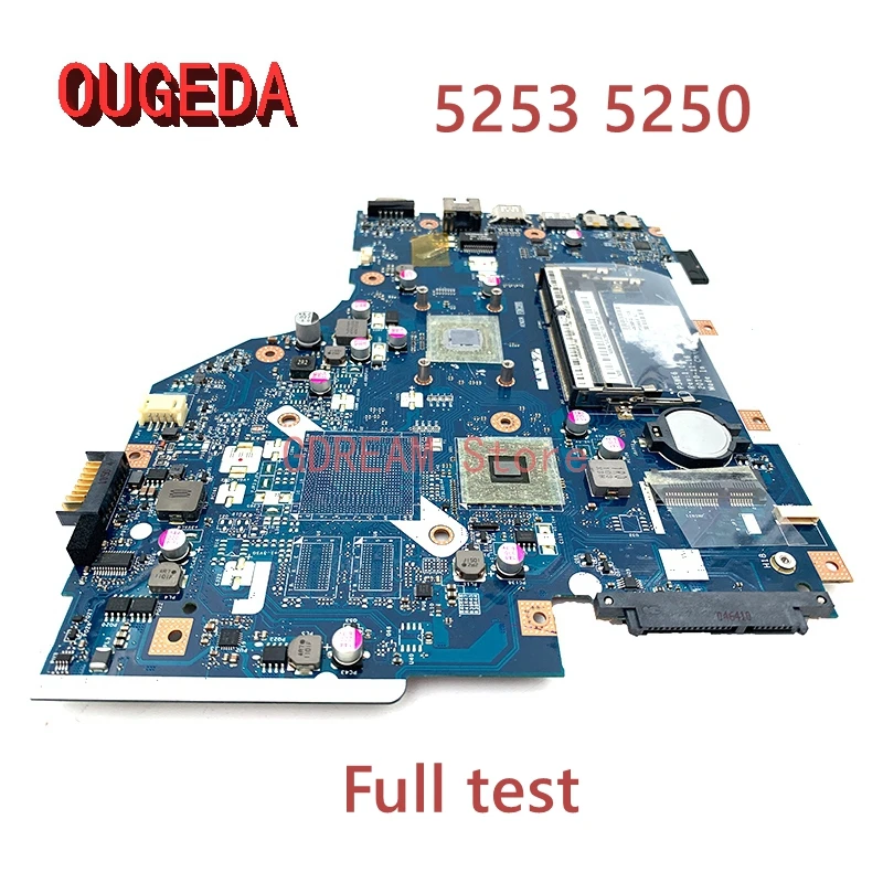 

Материнская плата OUGEDA MBNCV02002 P5WE6 LA-7092P для ноутбука ACER Aspire 5253 5250, материнская плата DDR3, полностью протестирована