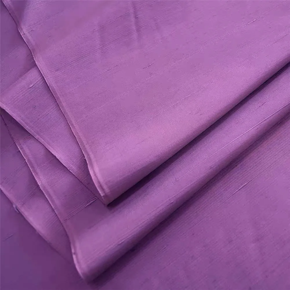 Tela De Seda Pura 100 % Dupión Para Vestidos Lisos, Material De Lujo