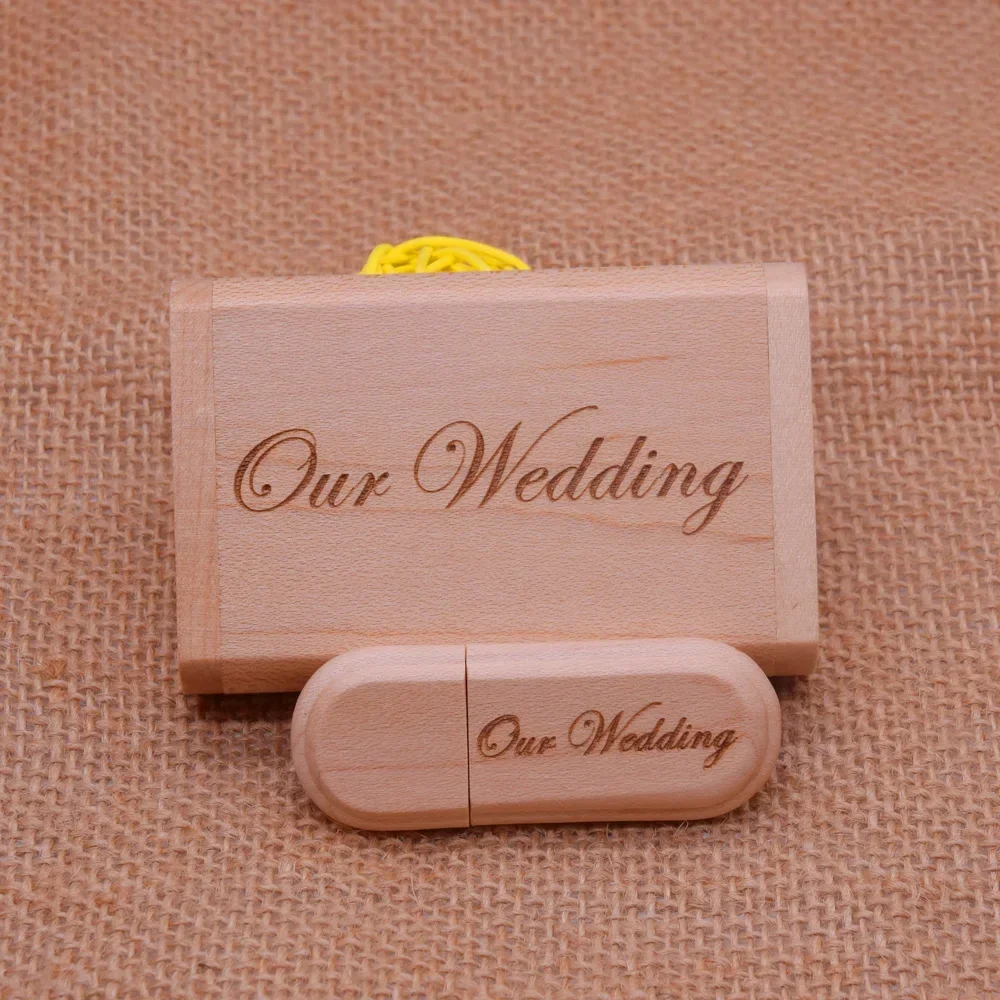 Usb Flash Drive Flash Drive 10pcs/lot USB 2.0 Wooden Usb 64gb USB Flash Drive Pendrive 4GB 8GB 16GB 32GB 64GB Memory Stick Gift