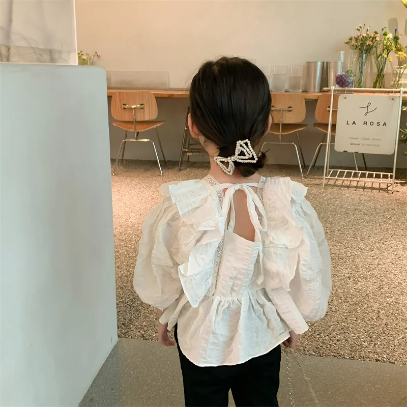 Girls Baby's Coat Blouse Coat Jacket Outwear 2022 White Spring Summer Overcoat Top Cardigan Party Outdoor Beach Children's Cloth