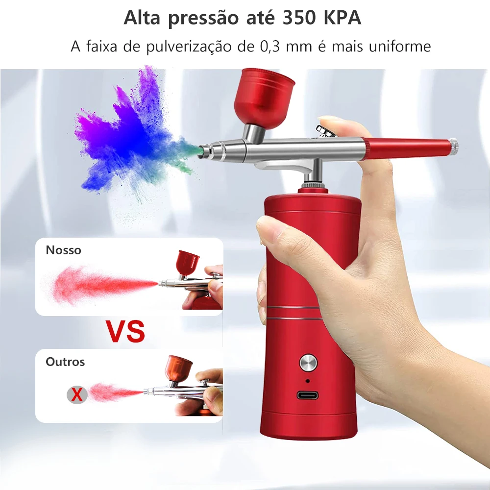 Airbrush Portable Mini Nail Air Brush With Compressor Kit for Nail