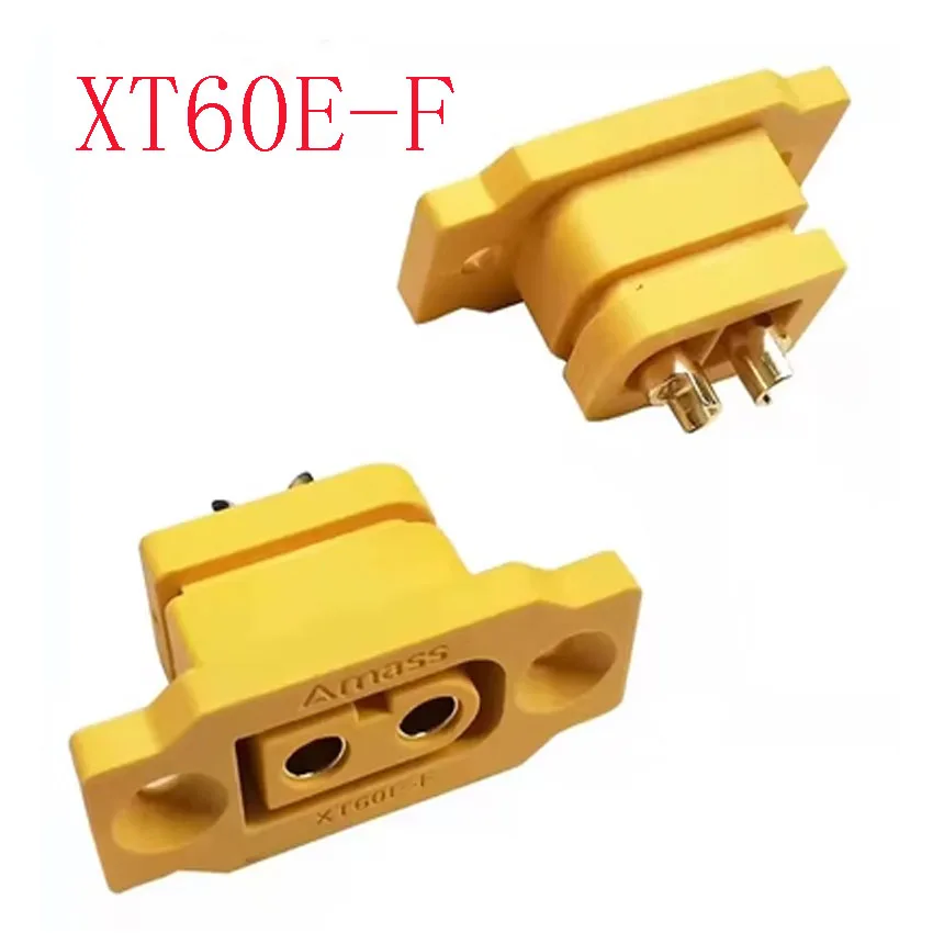

XT60E-F DC 500V Female Plug Large Current Gold/Brass Ni Plated Connector Power Battery Connecting Adapter For RC Model