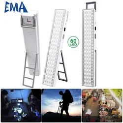 60 LEDs Rechargeable Multi-function Emergency Work Light 1200LM Safety Lamp Inspection Flashlight For Home Camp Hiking Outdoor