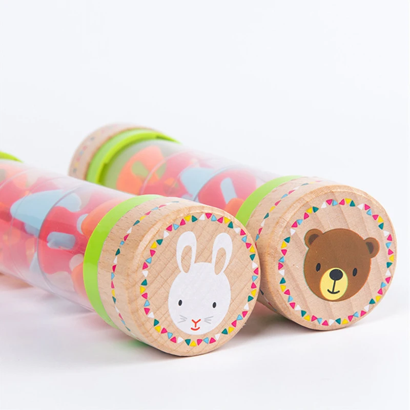 Baby Toys 6 12 Months Developmental Sensory Rain Stick Shaker Rattle Rainmaker Baby Toy Rainstick Musical Instrument for Babies 4