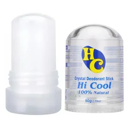 60g Body Deodorant Alum Stick Underarm Remover Body Smelly Block Antiperspirant Crystal Odor for Men and Women Deodorant Stone