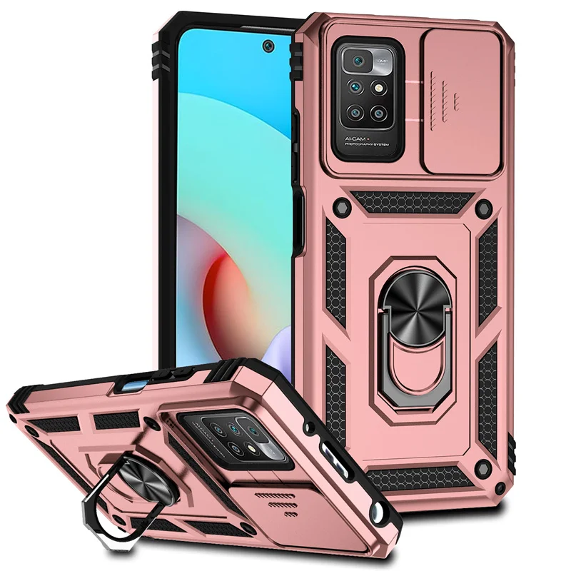 ل Xiaomi Redmi 10 حالة الشريحة عدسة حماية درع جراب...