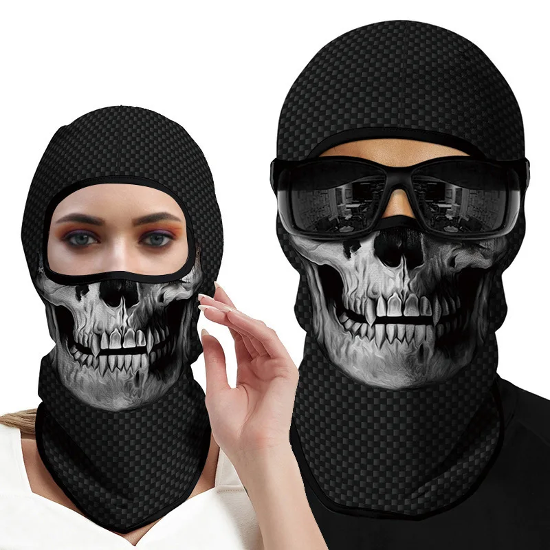 Balaclava Hat Bandana Scarf Sun Protection Mask Riding Mask Superhero Mask for Men and Women Skull Balaclava Motorcycle Helmets Outdoor Windproof Cycling Face Shield Ski Mask.