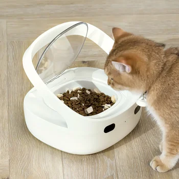 Smart Pet Feeder Sensor Recognition Automatic Cat Feeder With WIFI App Control Accurate Pet Food Dispenser Anti-snatch Feeder 1