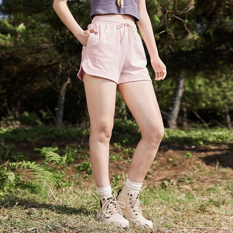 Xtep Knitting Shorts For Women Summer Lightweight Sweatpants Comfortable Quick-Drying Breathable Bottoms 876228600126