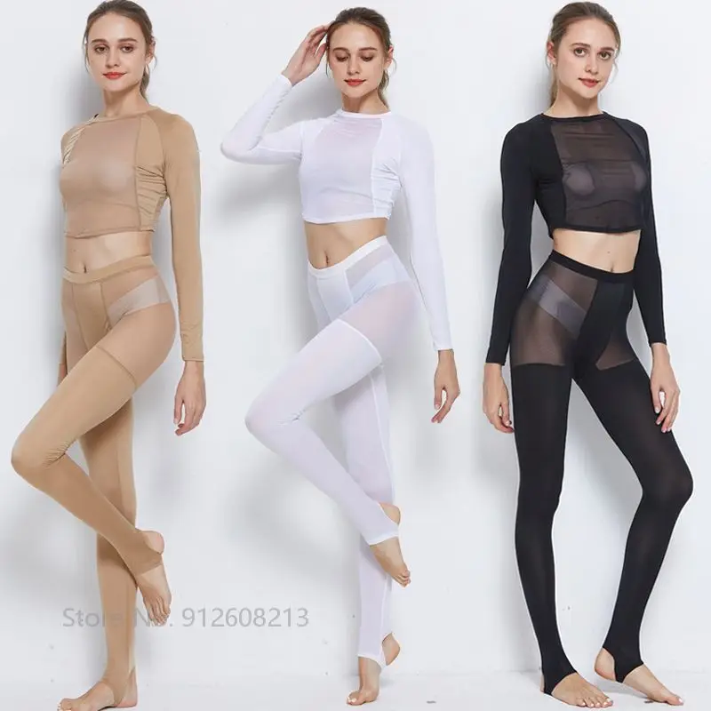 Swan Love Golf Ladies Cropped Tops Summer Sunscreen Ice Silk Golf Shirts Women Slim Sexy Leggings Stocking Skinny Sports Pants women golf polo shirt