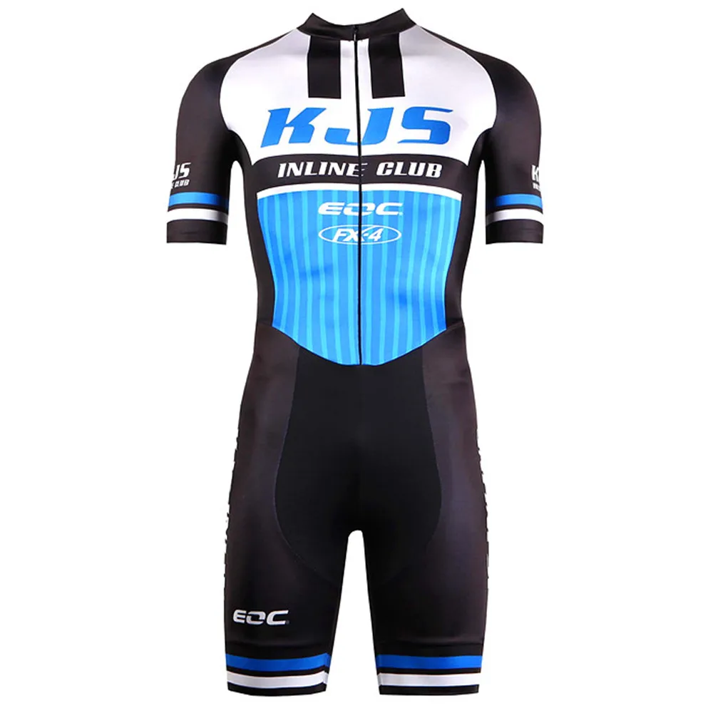 EOC Sport Inline Speed Skates Clothing Skating Race Speedsuit Men's Short Sleeve Colorful Tri Suit 인라인 스피드 스케이트 Ciclismo Sets 5