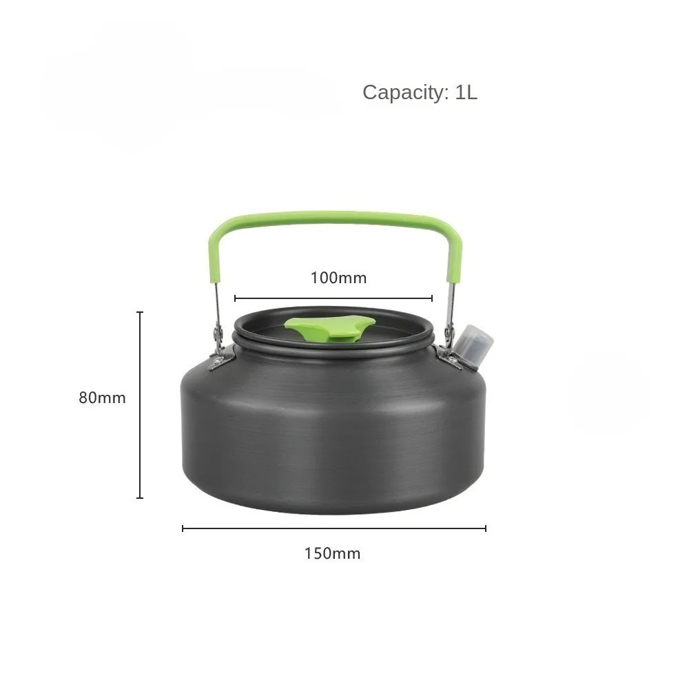 Members Only Metal 6pcs Ss Outdoor Cookware Set Camping Cookware Outdoor Cook Set