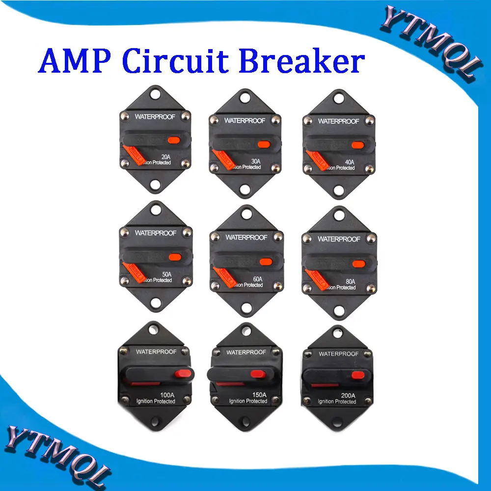 1PcsCarAudioAmplifierCircuitBreakerFuseHolderStereoAmplifier