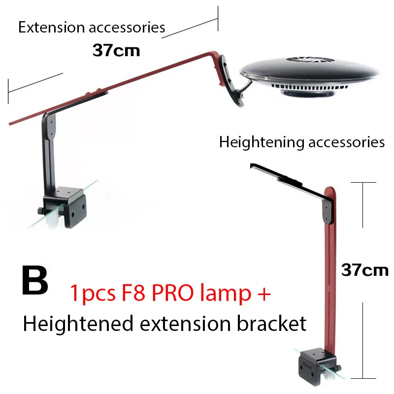 lamp and B bracket