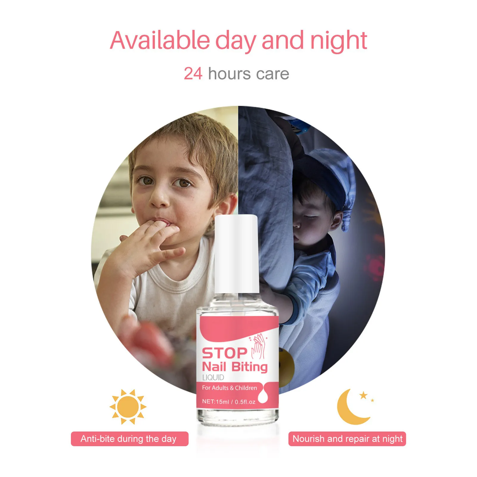 Stop Nail Bite Liquid Children Prevent Eating Fingernail Cuticle Non-toxic Healthy Sucking Thumb Bitter Water Anti Biting Liquid