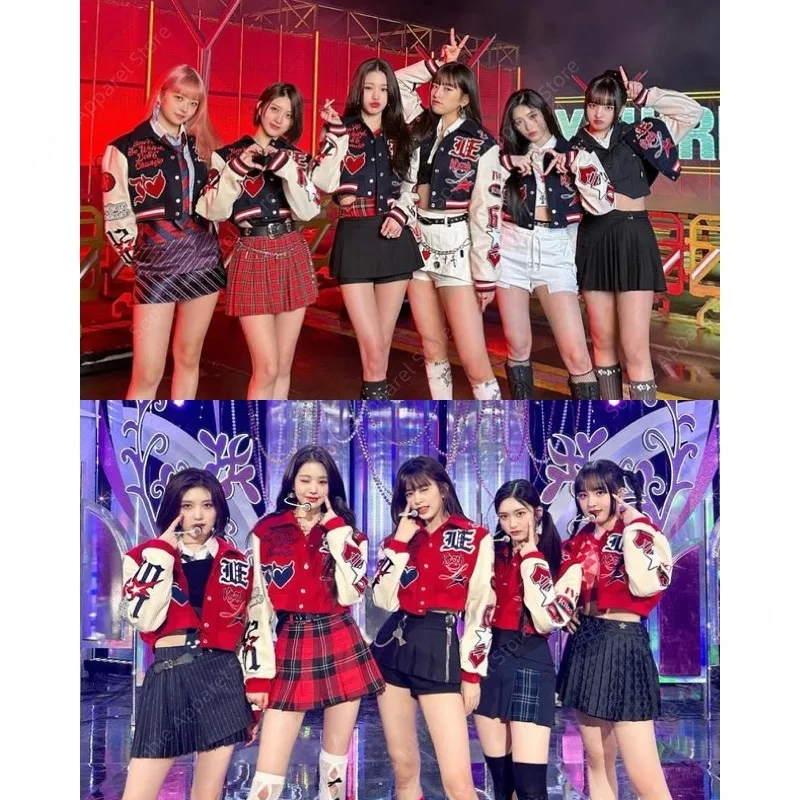 Korean Ive K-pop Stage Outfit Women Concert Outfits Hip-Hop Street