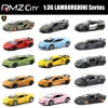 1/36 Lamborghini LP670 LP570 LP750 Sina Racing Toy Car Model RMZ CiTY Diecast Miniature Pull Back Free Wheels Gift For Children 1