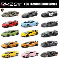 1/36 Lamborghini LP670 LP570 LP750 Sina Racing Toy Car Model RMZ CiTY Diecast Miniature Pull Back Free Wheels Gift For Children 1