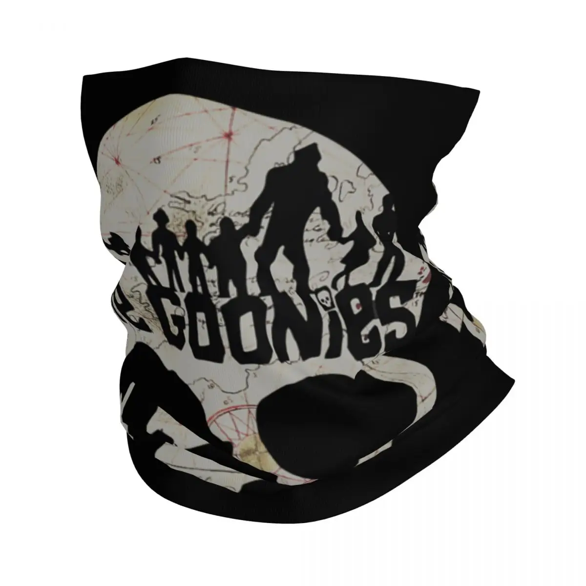 

The Goonies Skeleton Map Poster Bandana Neck Cover Printed Balaclavas Face Scarf Headwear Fishing Unisex Adult Winter