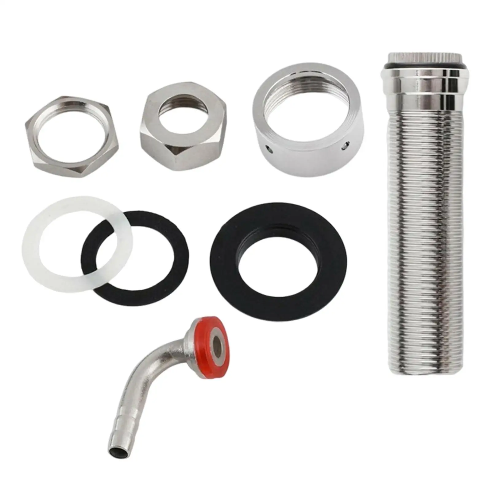 

Beer Barrel Faucet Adapter Beer Faucet Replace Brewing Equipment Adjustable Draft Beer Keg Tap Durable 1Set for Home Restaurant