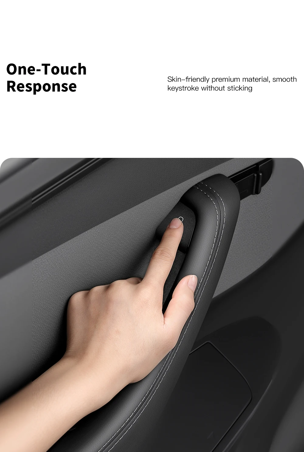 For Tesla New Model 3 Y Juniper Highland Car Open Door Button Stickers Armrest W