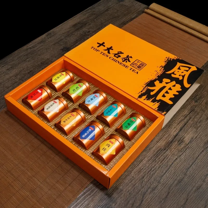 NewChineseTeaSetTopTenFamousTeaTieguanyinSmallcangiftbox
