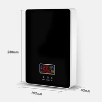 Chauffe-eau électrique instantané sans réservoir 220V 6000W pour salle de bain et cuisine, avec robinet de chauffage instantané et écran LCD 6