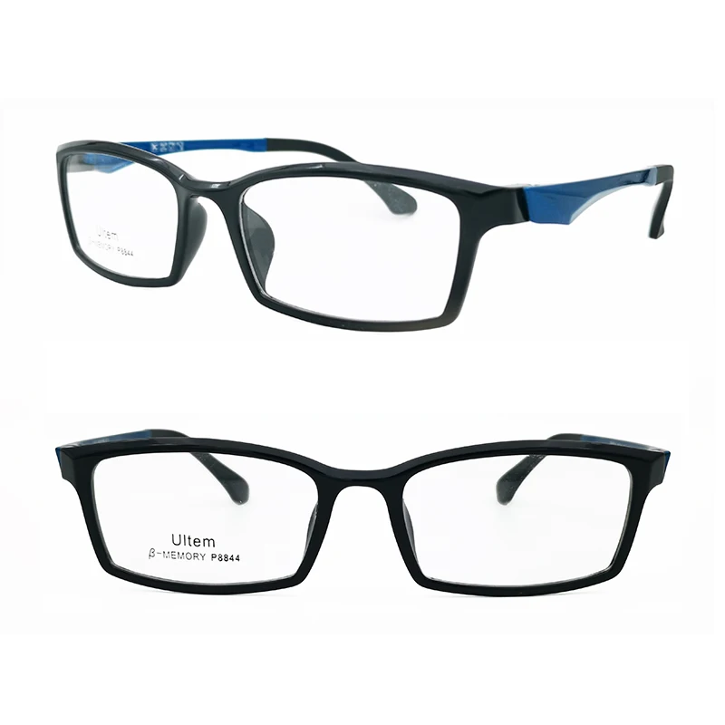 Classic 8844 Unique Shape Full-rim Ultra Lightweight ULTEM Personality Optician Eyeglasses for Women