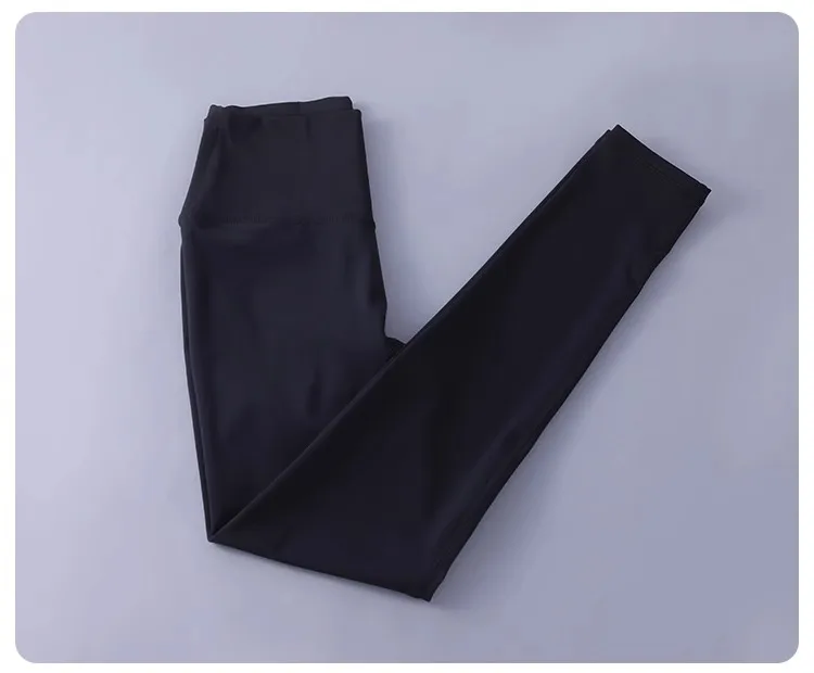 Nackte, eng anliegende Fitnesshose, Damen-Stretch-Sporthose, Leggings, Laufen, Übergröße, Frühlings- und Sommer-Yogahose – Detail 25