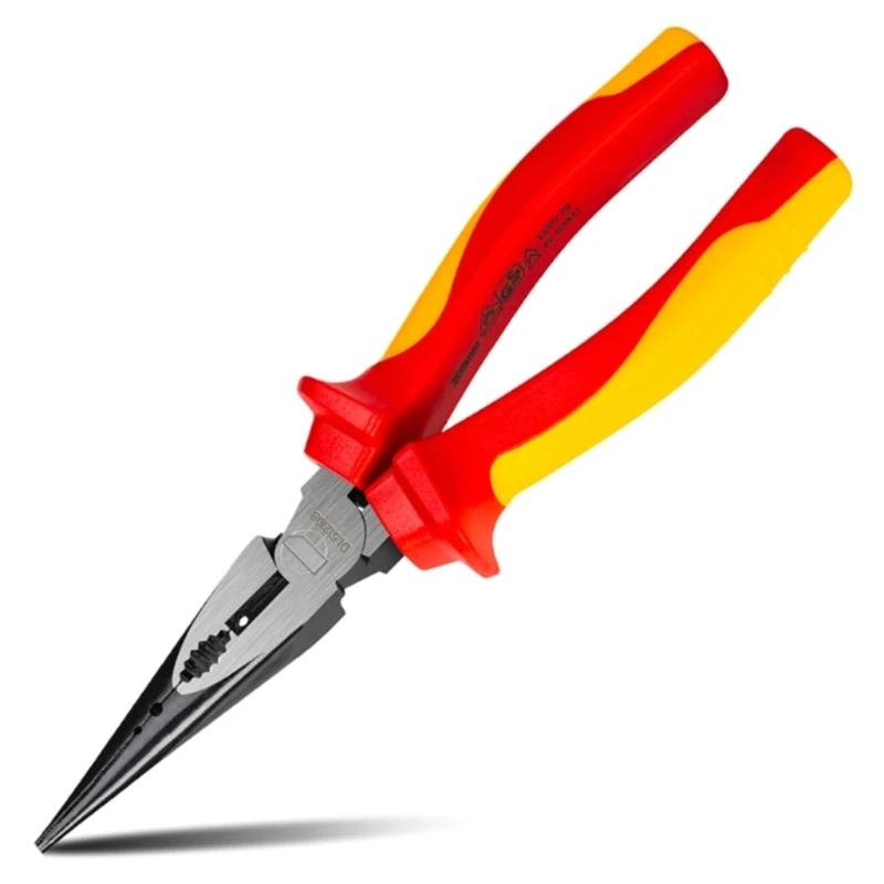 

Reliable and Safe 150mm Insulated Long Needle Nose Pliers, High Voltage, Steel Constructions DropShipping