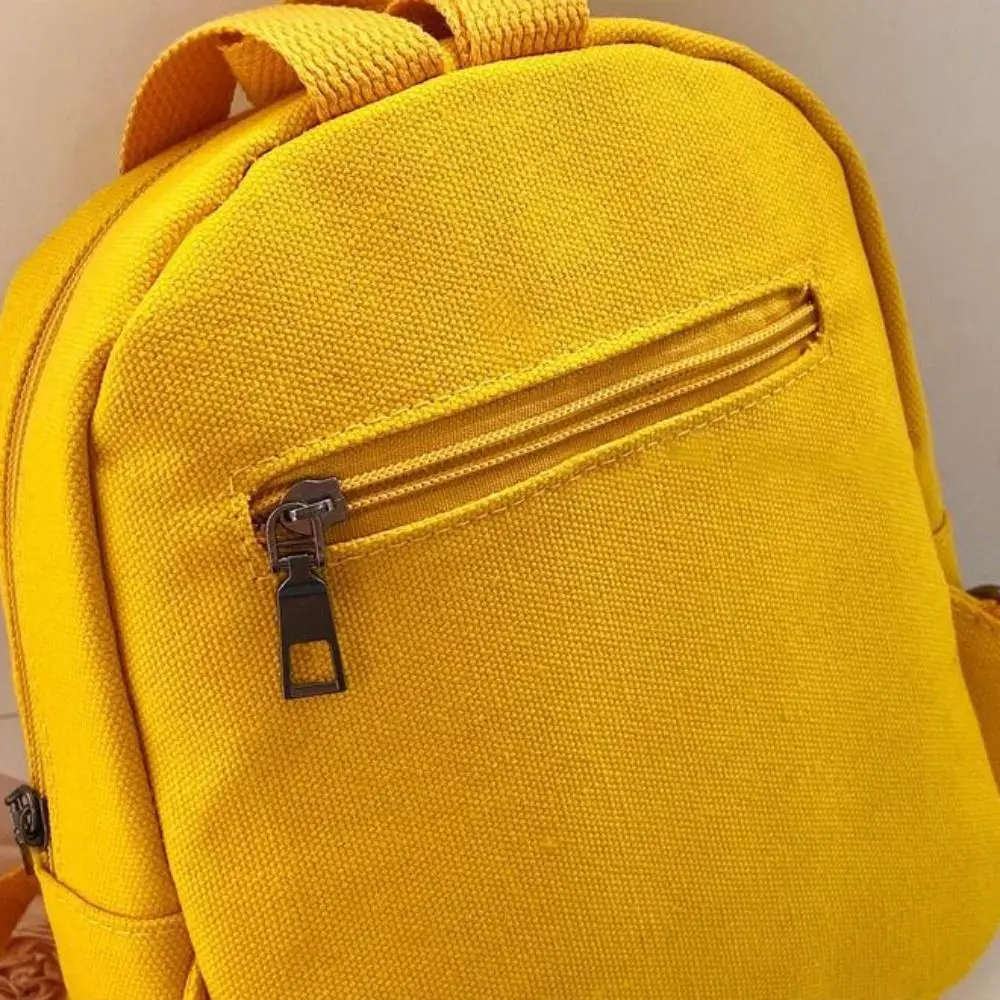 Breathable Canvas Kid Backpack Fashion Color Deer Print Little Deer Schoolbag Cartoon Lightweight Canvas Schoolbag Daily Outing 5