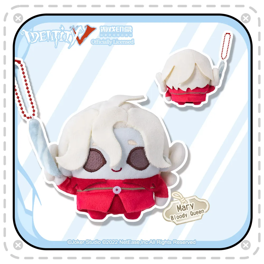 Identity V -"Shaker" Series Joseph Joker Michiko Hunting Ranger Keychain Cosplay Plush Dolls Bag Pendant 4