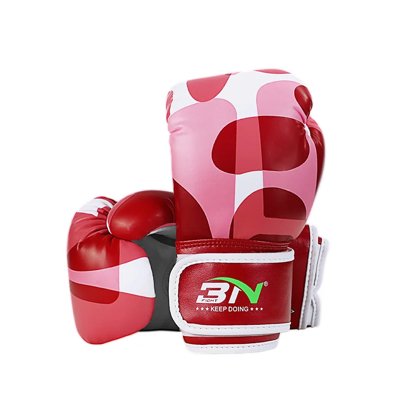 BN 4OZ Small Kids MMA Muay Thai Sanda Boxing Gloves PU Martial Arts Fight Training Mitts Punching Gear DEO