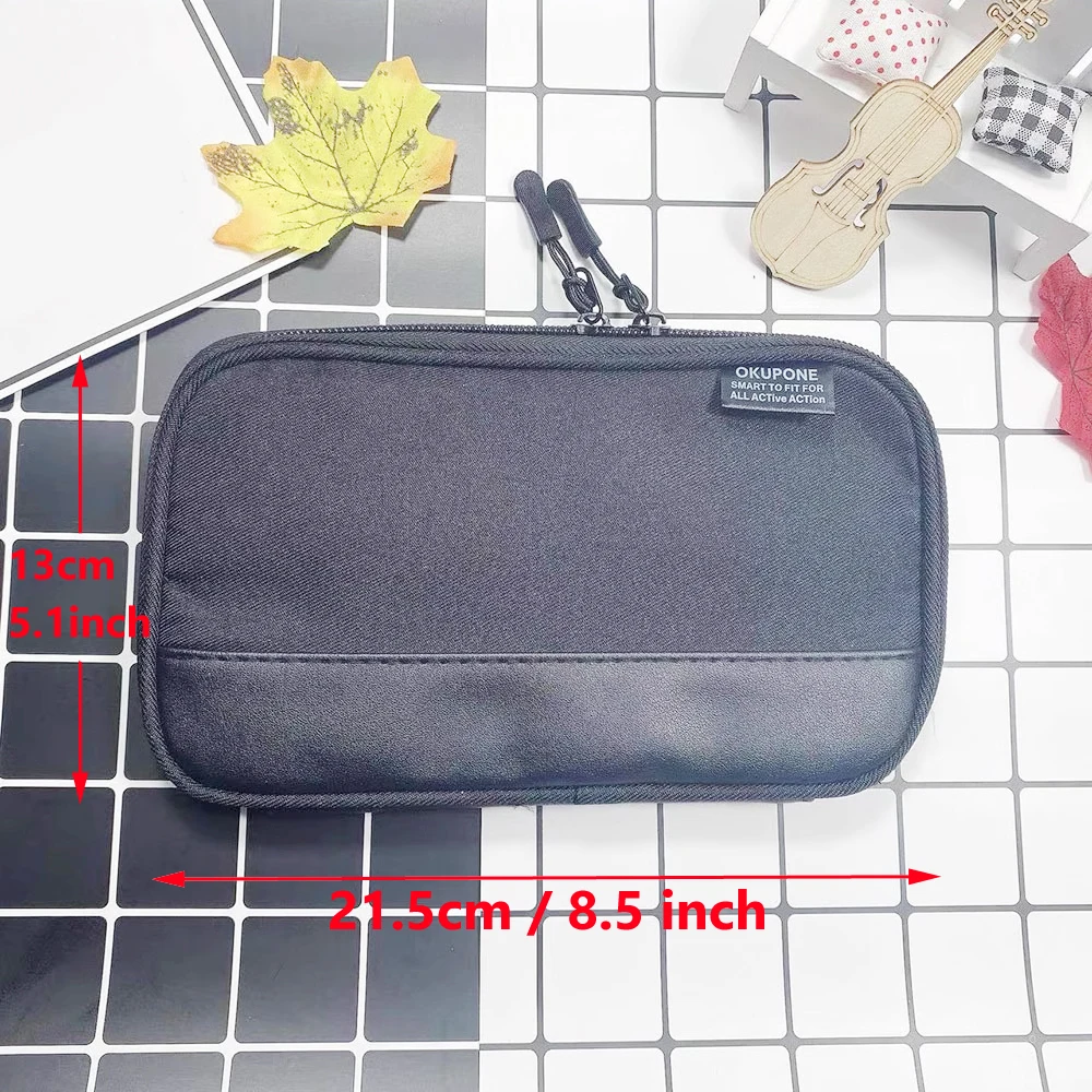 Korean Kawaii Pencil Case School Storage Bag Macaron Color Multi-function Large Capacity Pencil Cases for Phone Stationery - 4