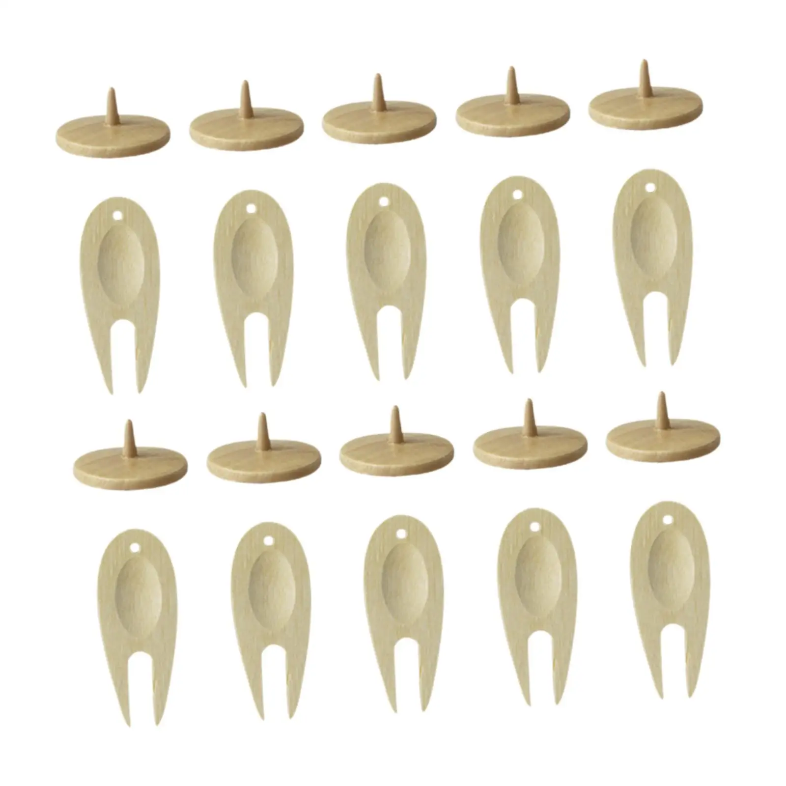 Golf Divot Repair Tool, Golf Ball Markers, Ball Position Marker, Mark Fork for Outdoor Beginner