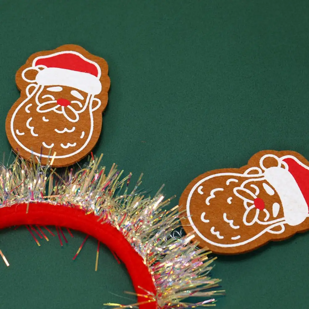 1Pc Festive Christmas Headbands Lightweight Holiday Hair Accessory Colorful Christmas Hair Accessory for Women Men Kids Reindeer