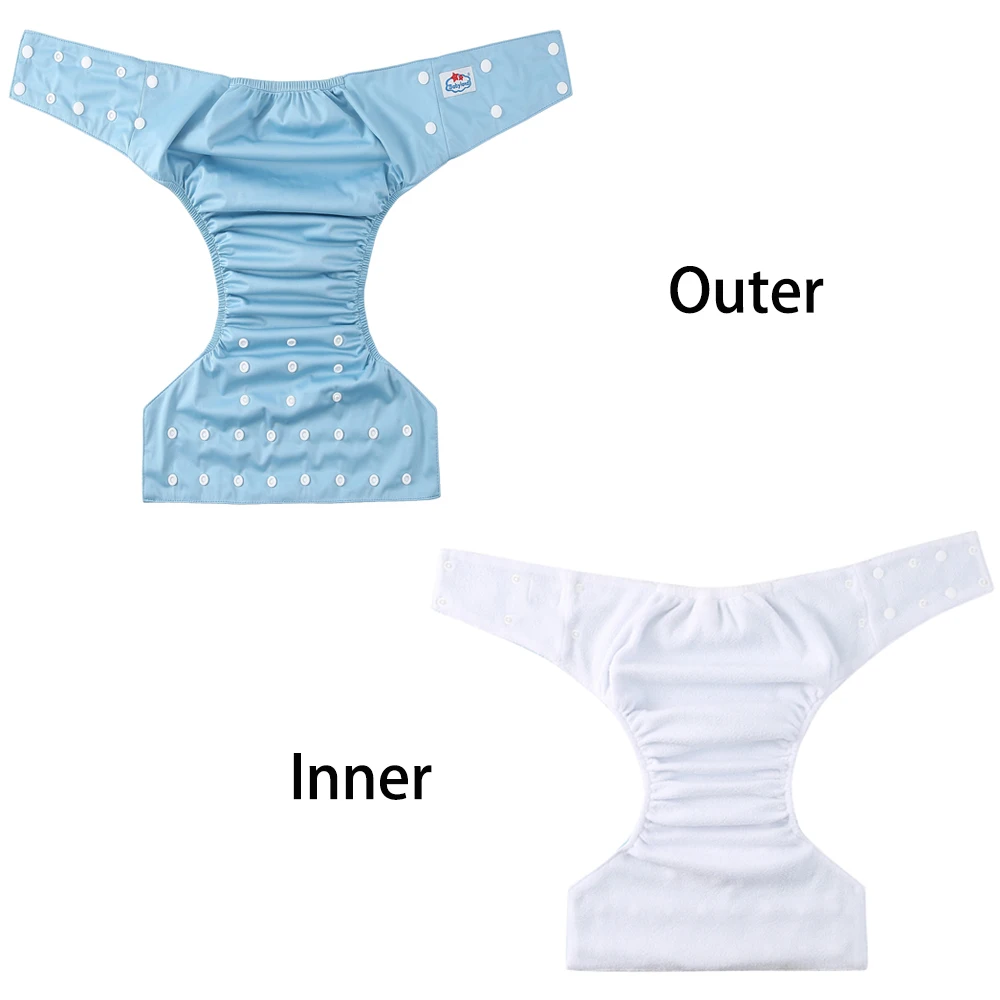 [BABYLAND]2023 New Adult Reusable Diaper Adjustable Nappies For Young Adult Washable Nappy Eco-Friendly Adult Cloth Diaper Pants