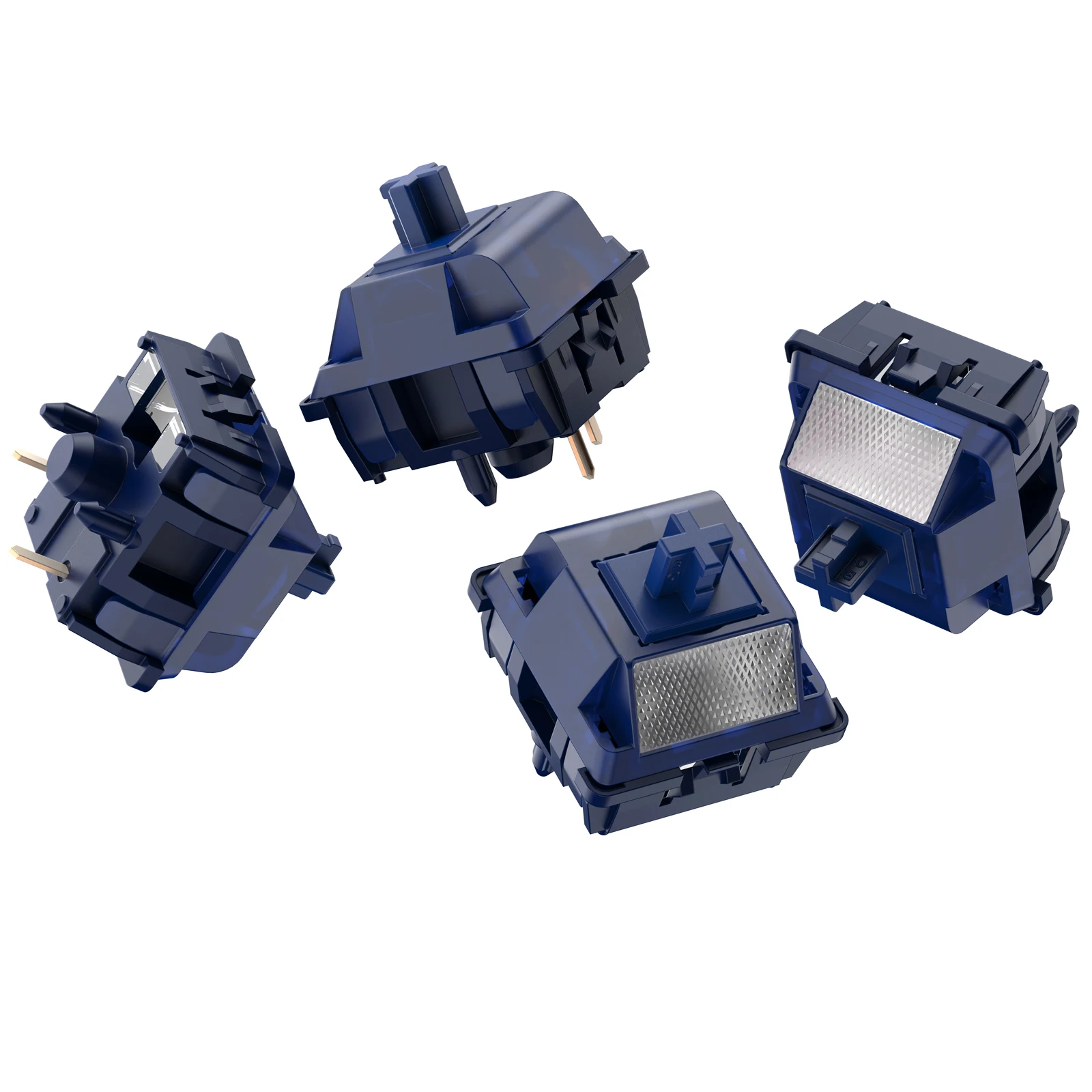 Durock Azul Lotus Interruptor Tátil 2023 65g Estendido Primavera t1 Interruptor Tátil Longo Pólo Otimizado Som Rgb Teclado Switches - Imagem 6