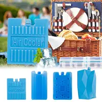 Climatiseur Portable, ventilateur, boîtes en cristal de glace, sac de glace, congélateur réutilisable, Pack de refroidissement sur glace pour le stockage des aliments frais, réfrigération 1