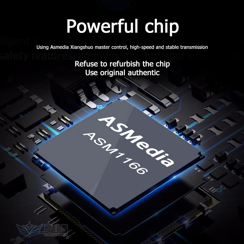 SATA PCIe 어댑터 6포트 SATA 3.0 to PCI Express x4 확장 카드 SATA III to PCI-E 3.0 X4 컨트롤러 HDD용 ASMedia ASM1166