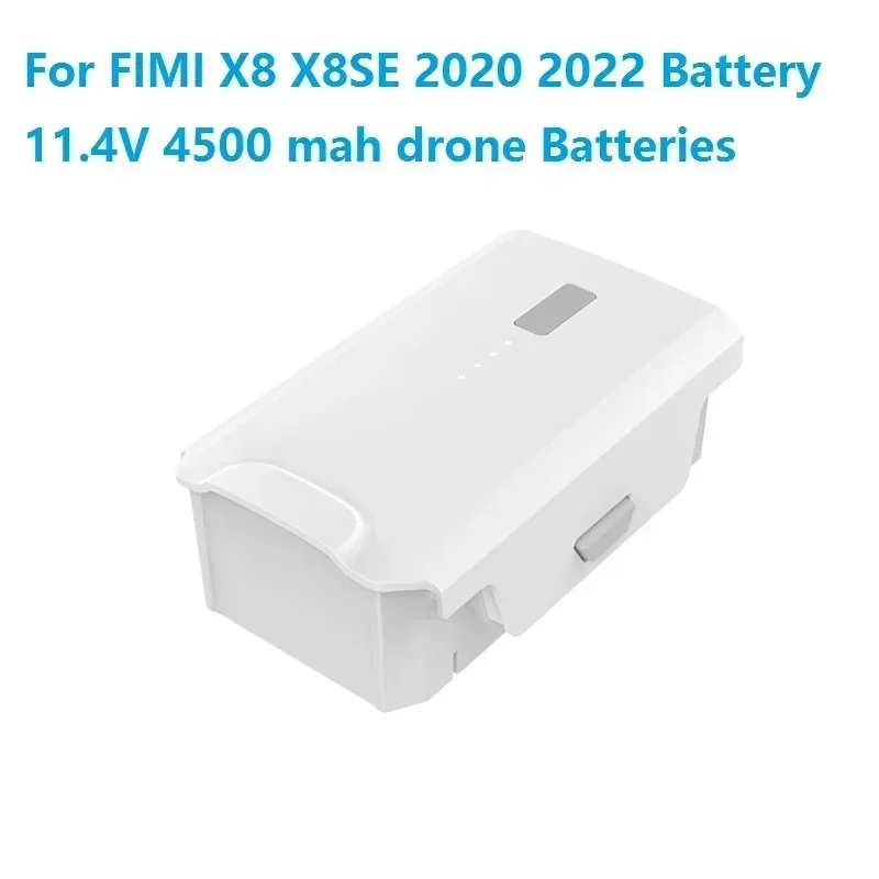 

Battery for FIMI X8 SE 2022 V2 Battery 11.4V 4500mAh Charging Intelligent Batteries 33mins Flight time X8SE Battery