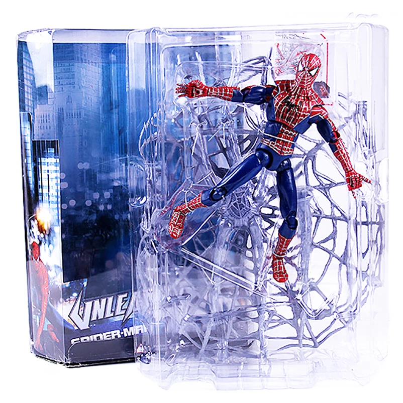 スパイダーマンアクションフィギュア,コレクタブルフィギュア,24cm